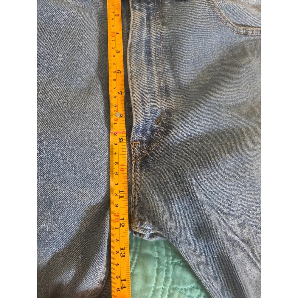 Levis 505 Regular Fit Jeans Mens 36x34 Medium Wash Blue Straight Leg Denim*READ*